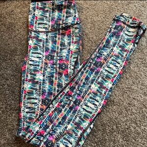 Victoria's Secret Multicolor Abstract Leggings